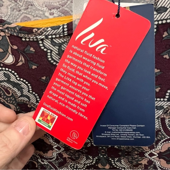 NWT Fratini Woman Patterned 3/4 Sleeve Dress size medium - Picture 10 of 16